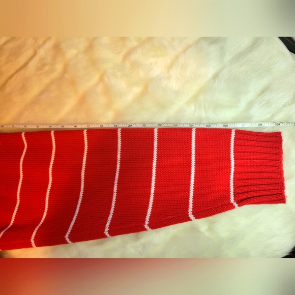 South Pole | Y2K Men's VTG Red & White Striped 1/4 Zip Pullover Sweater | Large - Picture 13 of 14